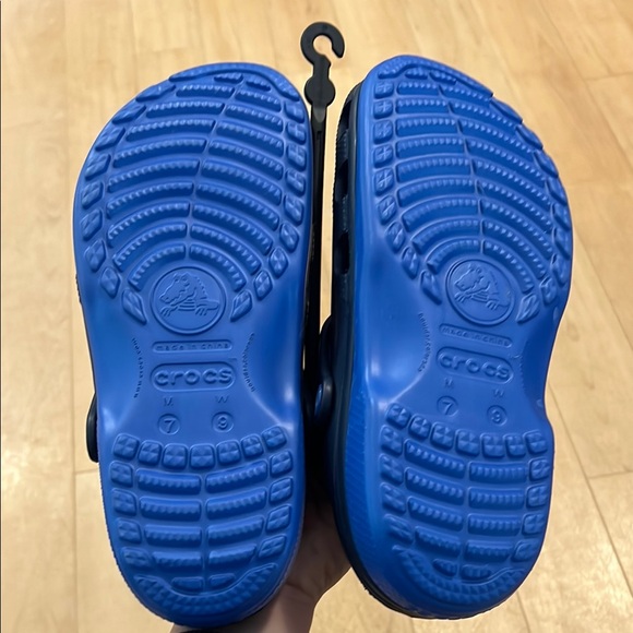 Blue Sandals with Two-Tone Design and Comfort - Picture 5 of 7